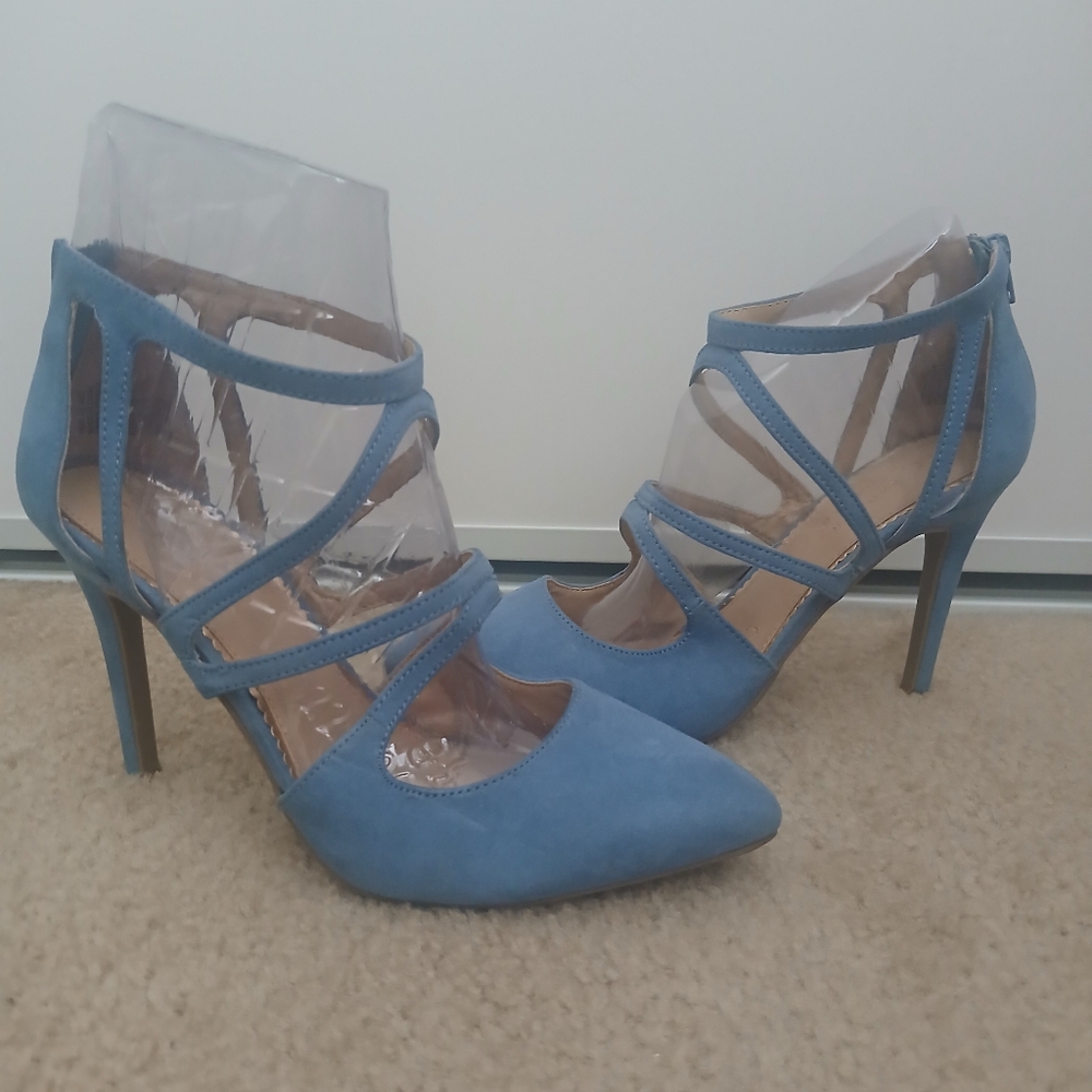 NWOT Blue Lauren Conrad Heels